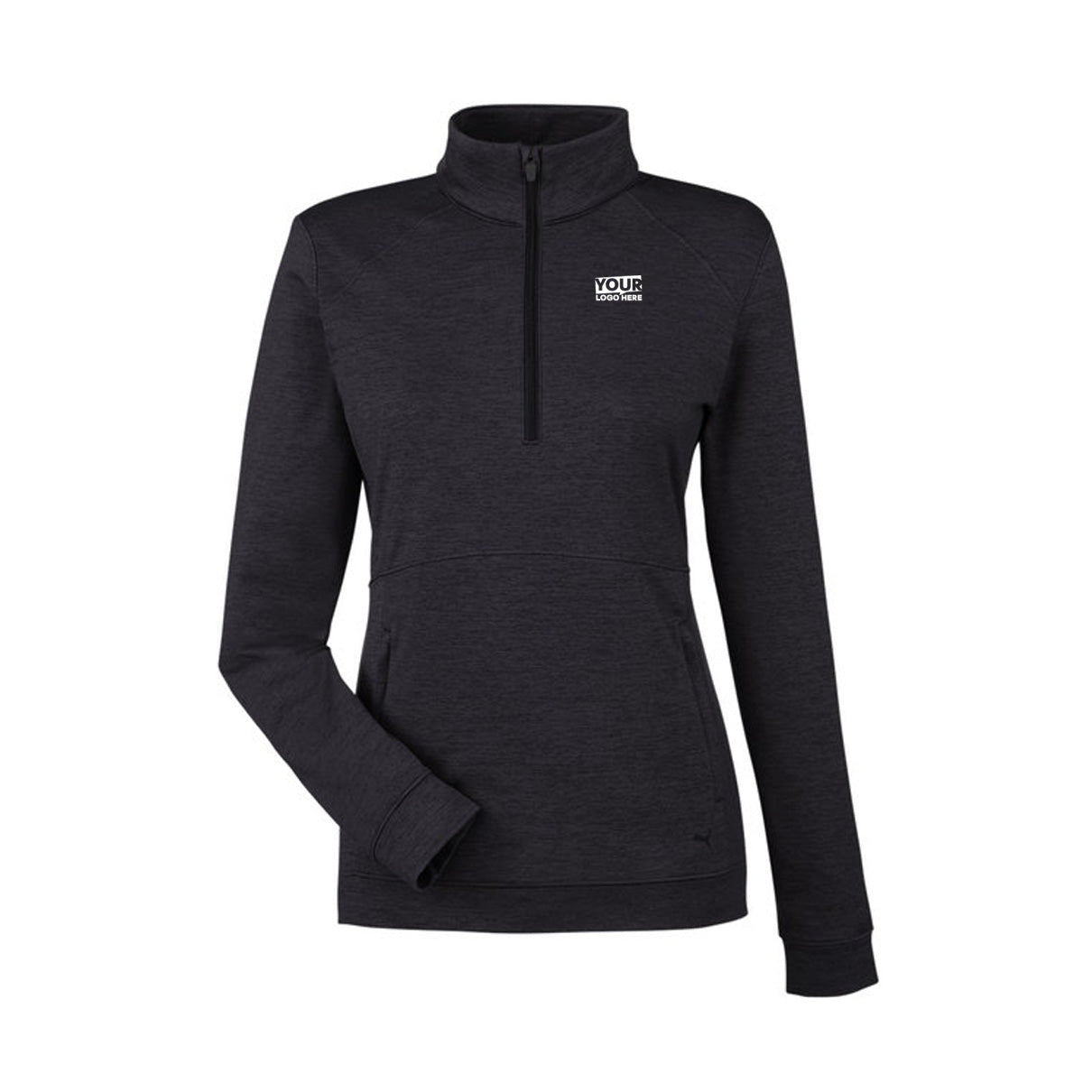 Puma Golf Cloudspun Rockaway Women's Quarter-Zip - Black