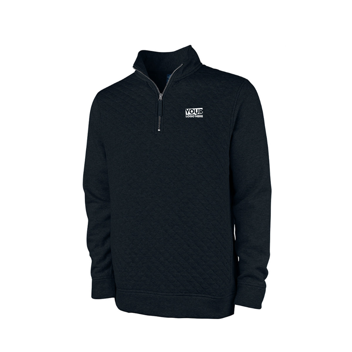 Charles River Franconia Men's Quilted Pullover - Black