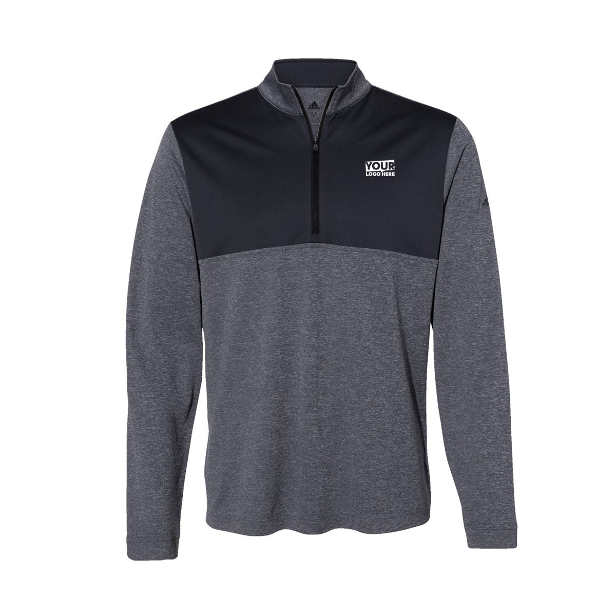 Adidas Lightweight UPF Men's Pullover - Black Heather/Carbon