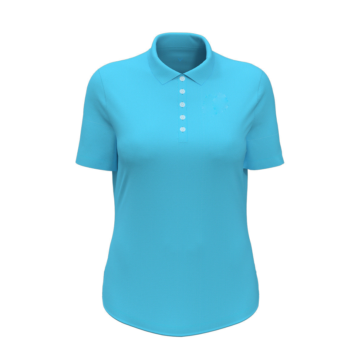 Callaway Birdseye Women's Polo - Blue Atoll