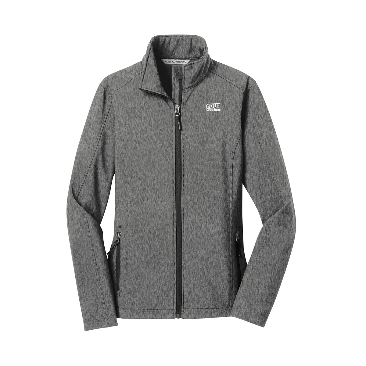 Port Authority® Core Women's Soft Shell Jacket - Pearl Grey Heather